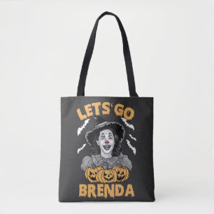 Laten we gaan Brenda Spooky Halloween Kamala Harri Draagtas