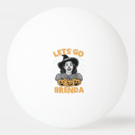 Laten we gaan Brenda Spooky Halloween Kamala Harri Pingpongballen