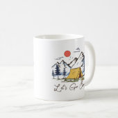 Laten we gaan Camping Koffiemok (Voorkant rechts)