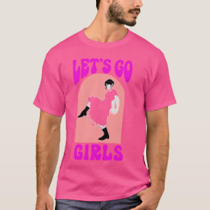 Laten we gaan Cowgirls Country Music Retro Funny W T-shirt