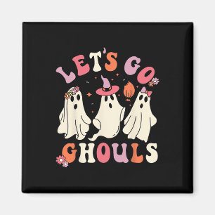 Laten we gaan Ghouls Fun Ghost Halloween kostuum H Magneet