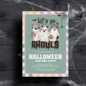 Laten we gaan Ghouls Groovy Halloween Kostuum Part Kaart