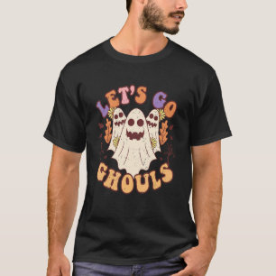 Laten we gaan Ghouls Halloween Ghost Outfit Costum T-shirt