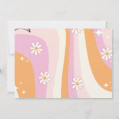 Laten we gaan Ghouls Halloween Retro Groovy Verjaa Kaart (Achterkant)