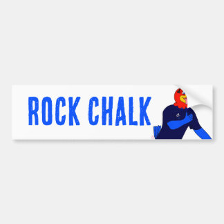 Laten we gaan jayhawk bumpersticker