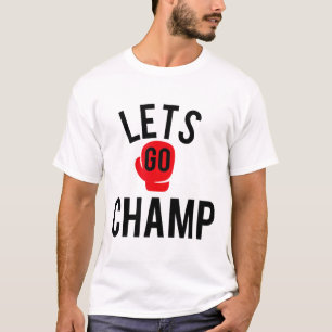 Laten we gaan Kamp Grafisch Boksen T-shirt