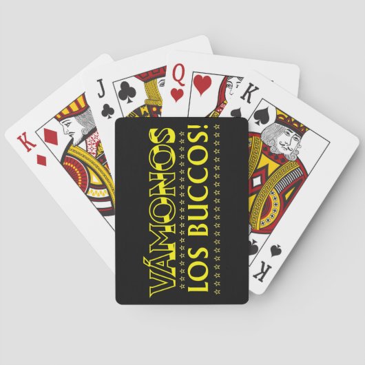 Laten we gaan, Los Buccos! Poker Speelkaarten (Achterkant)