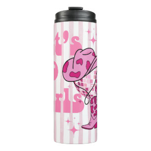 Laten we gaan Meiden Disco Cowgirl Bachelorette Fe Thermosbeker