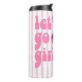 Laten we gaan Meiden Disco Cowgirl Bachelorette Fe Thermosbeker (Gedraaid links)