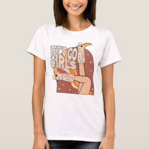 Laten we gaan meisje cowgirl hoed cowboylaarzen vr t-shirt
