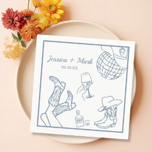 Laten we gaan Meisje Nashville Bachelorette Party Servet