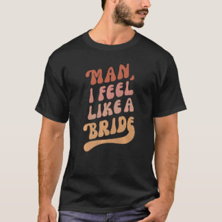 Laten we gaan Meisjes Bachelorette Feest Man Ik v T-shirt