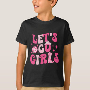 Laten we gaan Meisjes Bruid Bruidsmeisje Westerse T-shirt