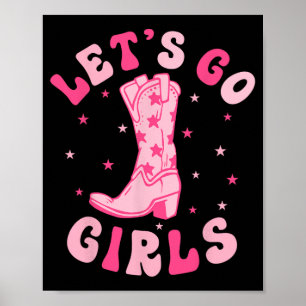 Laten we gaan Meisjes Bruidsmeisje Bruid Trouwjurk Poster