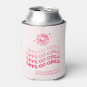 Laten we gaan Meisje's Cooler Koozie (Blikje Voorkant)