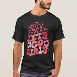 Laten we gaan Meisjes Retro Westerse Zuidelijke Co T-shirt