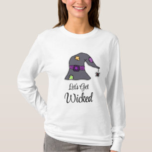 Laten we gaan schoppen Witch's Broom T-shirt