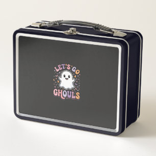 Laten we gaan spoken Schattig Halloween spook graf