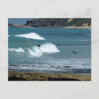 Laten we gaan surfen! briefkaart