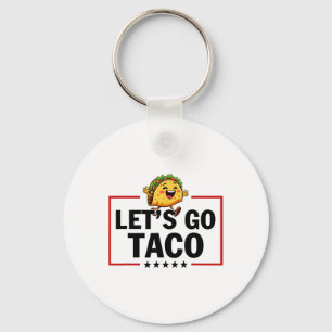 Laten we gaan Taco Grappige Trump Ontwijkt Altijd Sleutelhanger