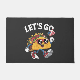 Laten we gaan TACO Trump 4 juli Taco Liefhebbers Deurmat