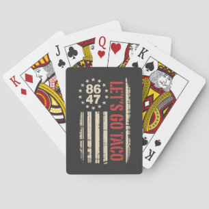 Laten we gaan taco Trump altijd kippen uit Pokerkaarten