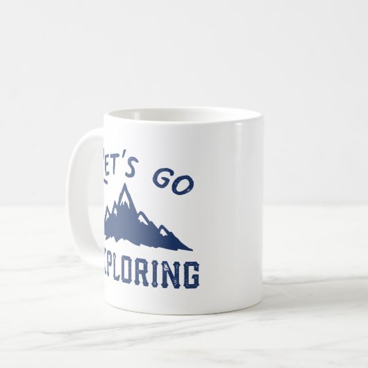 Laten we gaan verkennen koffiemok (Voorkant links)
