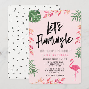 Laten we gaan vliegen   Uitnodiging tot Baby showe