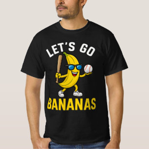 Laten we gek doen met Bananen Grappige Banaan T-shirt