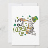 Laten we geluk hebben op St. Patrick's Day Feestdagenkaart (Voorkant)