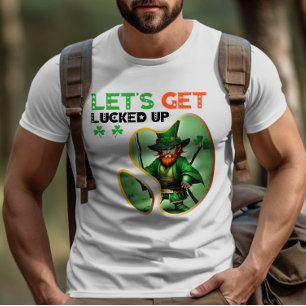 Laten we geluk hebben - Shamrock Ball glinsterende T-shirt