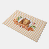 Laten we gevulde Thanksgiving Turkije halen Deurmat (Schuin)