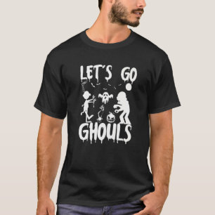 Laten we Ghouls gaan die Ghost Halloween Scary Cos T-shirt