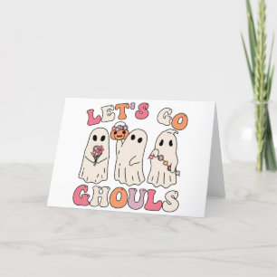 Laten we Ghouls Groovy Ghost gaan gebruiken met  b Feestdagen Kaart