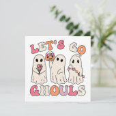 Laten we Ghouls Groovy Ghost gaan gebruiken met b Kaart (Staand voorkant)