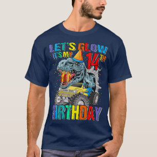 Laten we Glow Party Het is mijn 14e geboortedag-Mo T-shirt