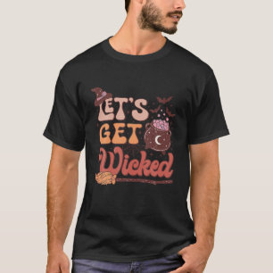 Laten we goddeloze heksen en hekserij Halloween kr T-shirt