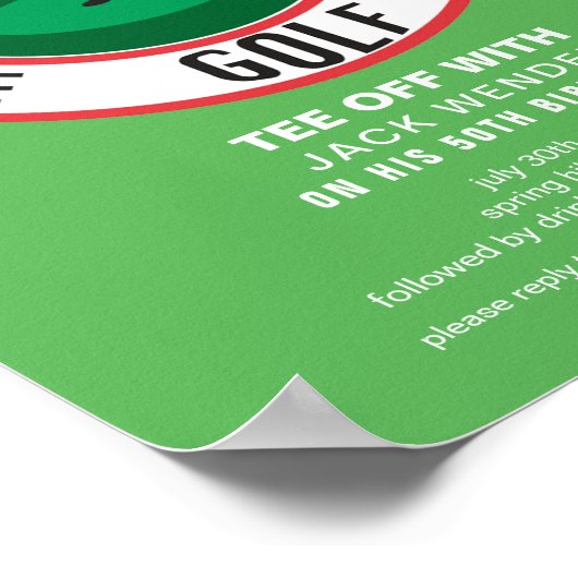 Laten we Gold Poster spelen (Hoek)