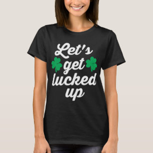 Laten we grappige sint-Patrick's Day Cute opruimen T-shirt