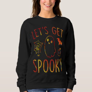 Laten we Griezelen Halloween Sfeer Prettig Hallowe Trui