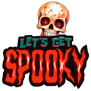 Laten we griezelig doen! standaard schort