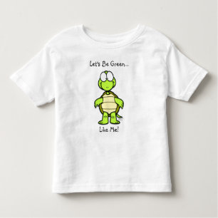 Laten we groen zijn zoals ik! kinder shirts