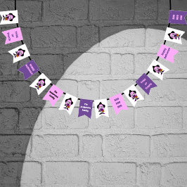 Laten we Halloween heks aangepaste familienaam bed Vlaggetjes