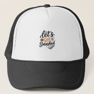 Laten we Halloween Pompoen Vernielen Trucker Pet