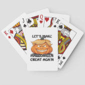 Laten we Halloween weer klassiek maken Pokerkaarten (Achterkant)