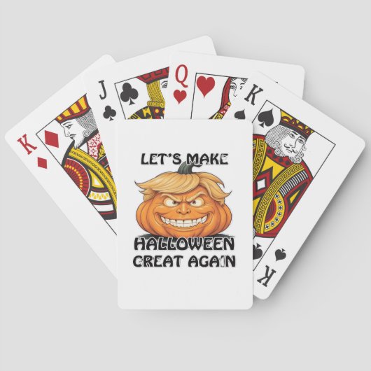 Laten we Halloween weer klassiek maken Pokerkaarten (Achterkant)
