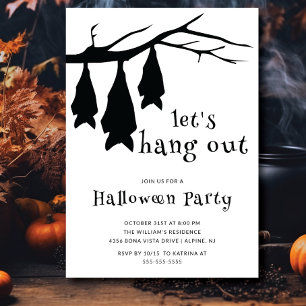 Laten we Halloweenfeest geven Kaart