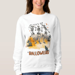 Laten we Halloweird worden! Skeletten dansen onder Trui