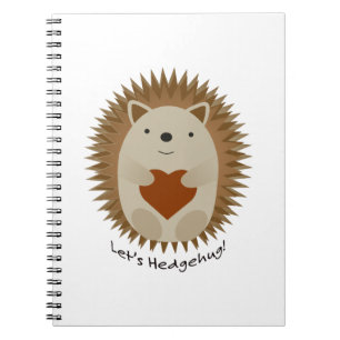 Laten we Hedgehug Hedgel Notitieboek