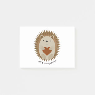 Laten we Hedgehug Hedgel Post-it® Notes
